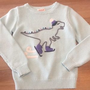 3T skating dinosaur sweater